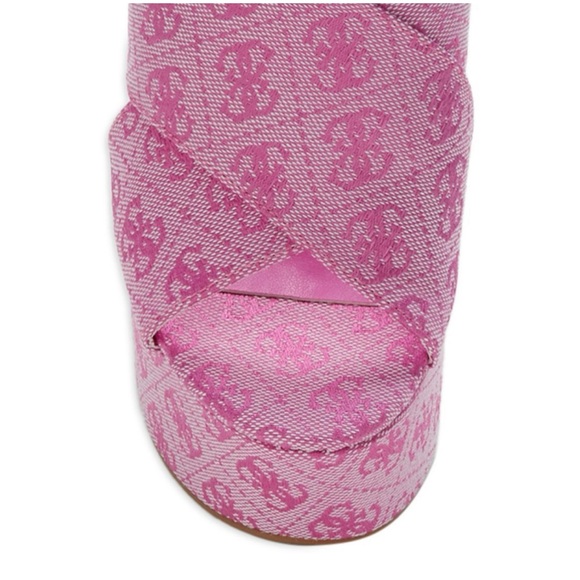 Monogram Wedge-Heel Sandals - Picture 5 of 6